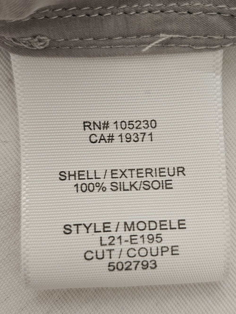 Equipment Femme Silk Button Down Shirt Silver Gray Long Sleeve Small - Picture 8 of 10